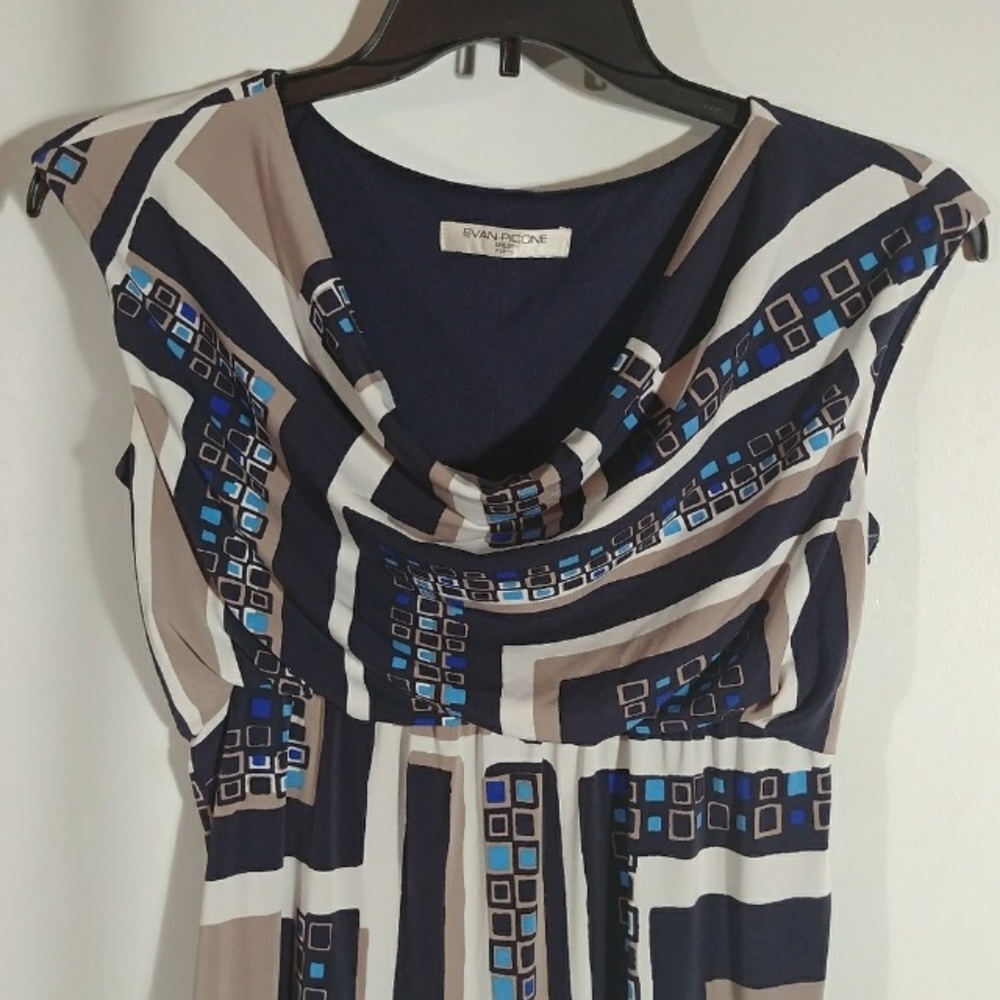 Evan Picone Geometric  petite dress